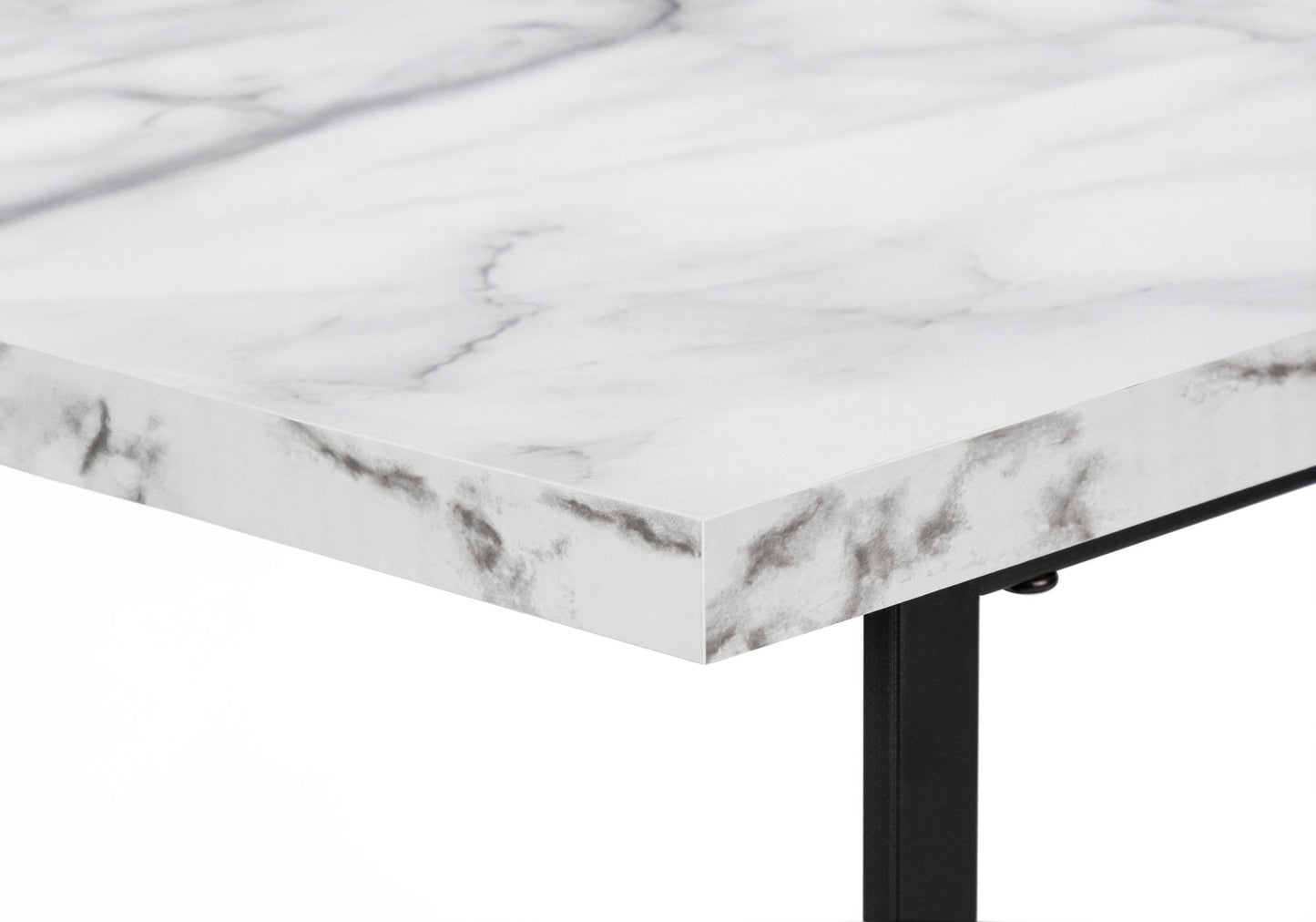 Computer Desk For Home Office, Laptop, Storage Shelves, Contemporary Versatile Placement - White