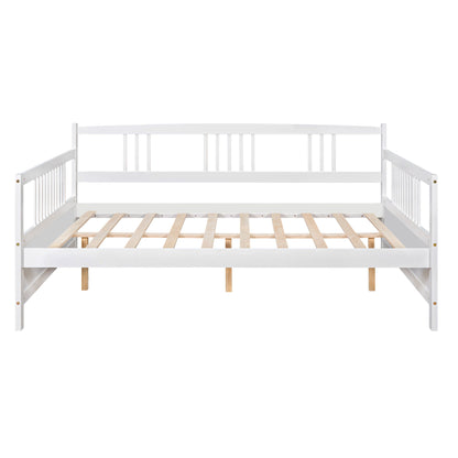 Full Size Daybed With Support Legs - White