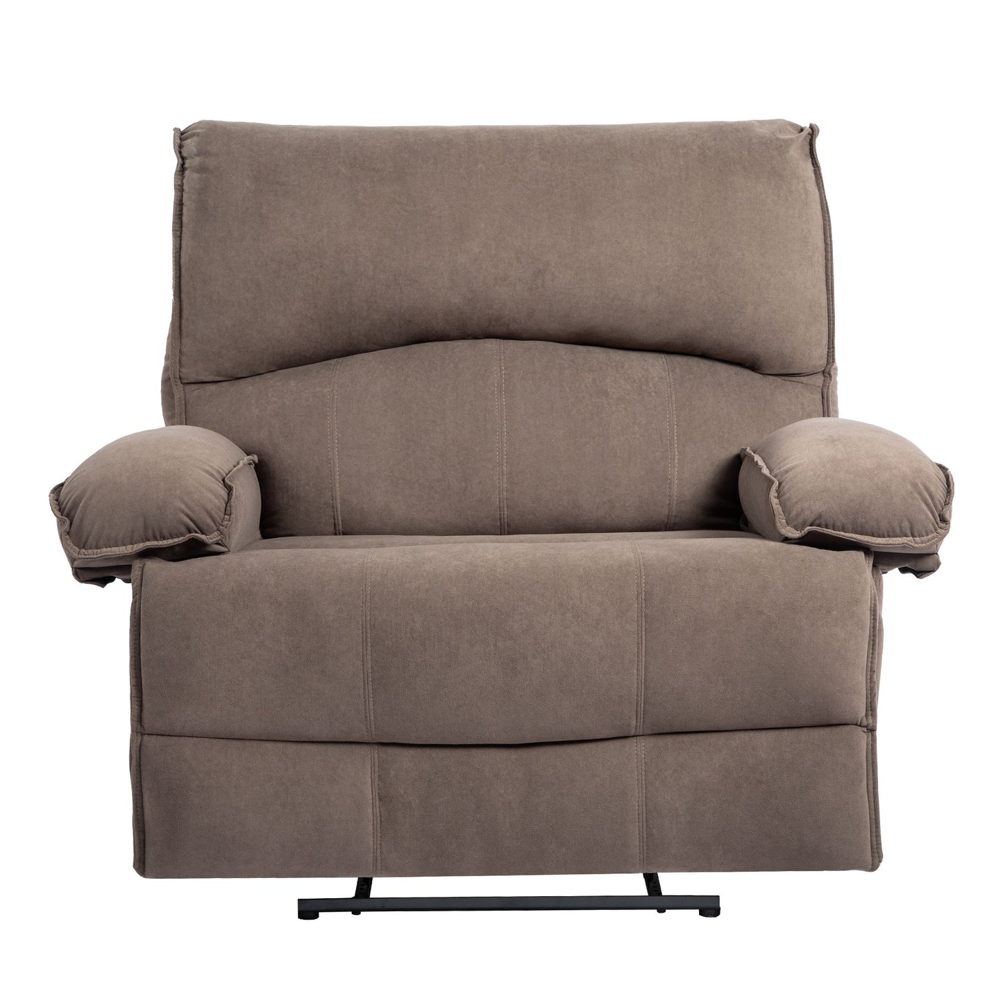Oversized Manual Recliner Chair Sofa For Living Room - Brown