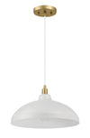 Astral - Single Light Pendant Lamp For Entrance Kitchen Island - Gold / White