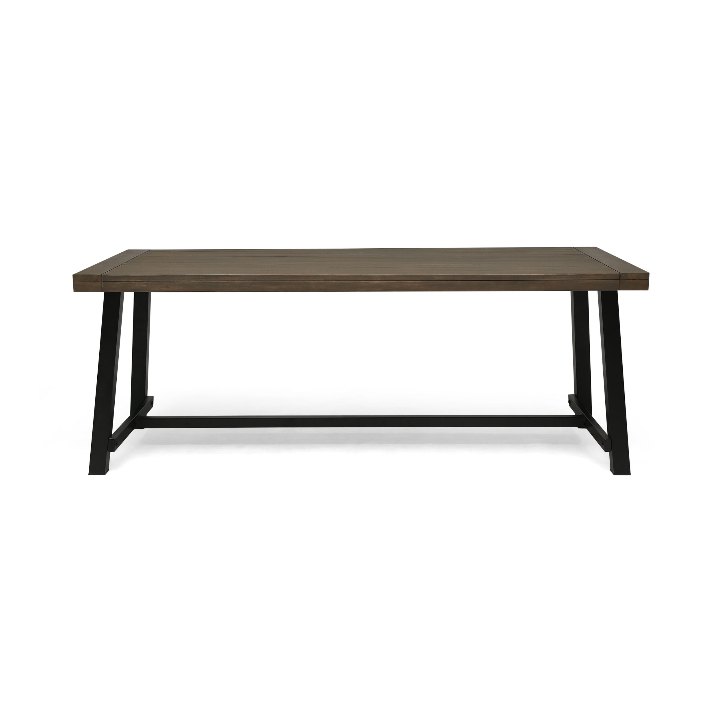 Outdoor Dining Table - Gray / Rustic Metal