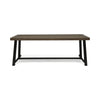 Outdoor Dining Table - Gray / Rustic Metal