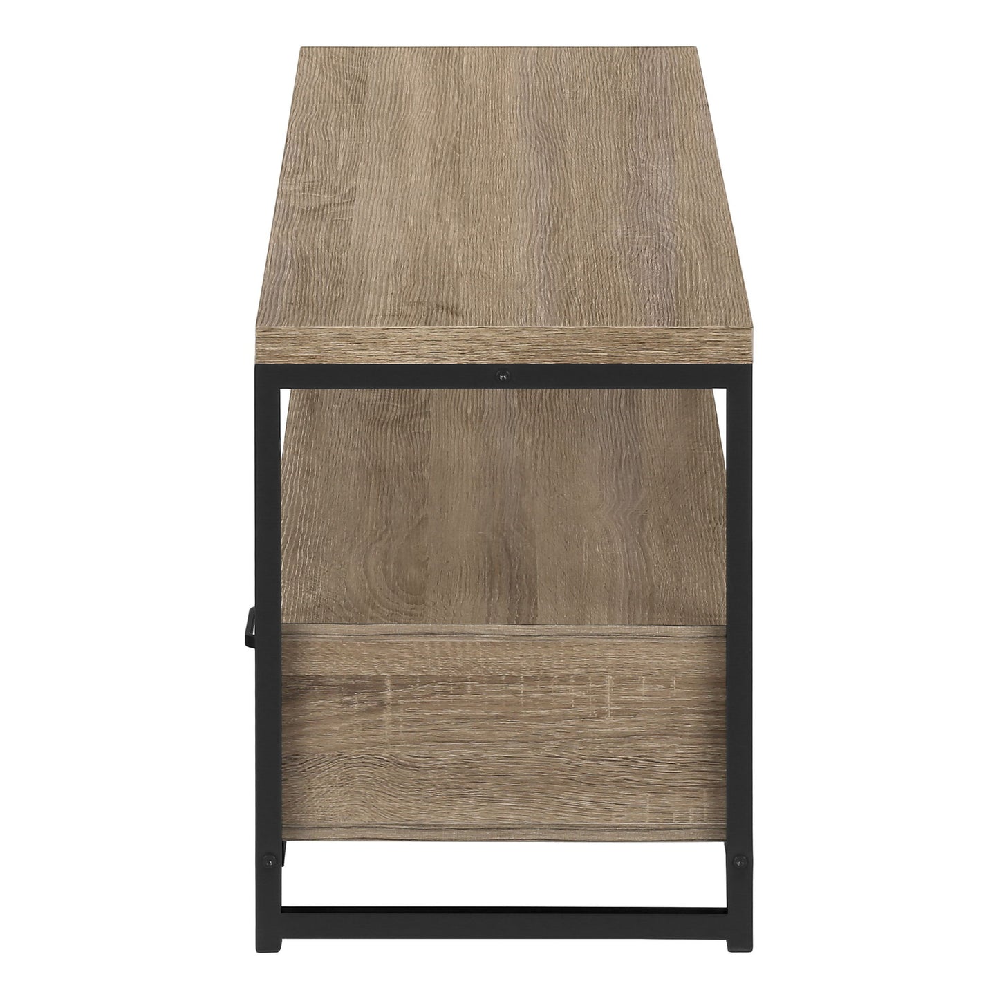 TV Stand, Console, Media Entertainment Center, Storage Drawers, Living Room, Bedroom, Contemporary, Modern - Taupe