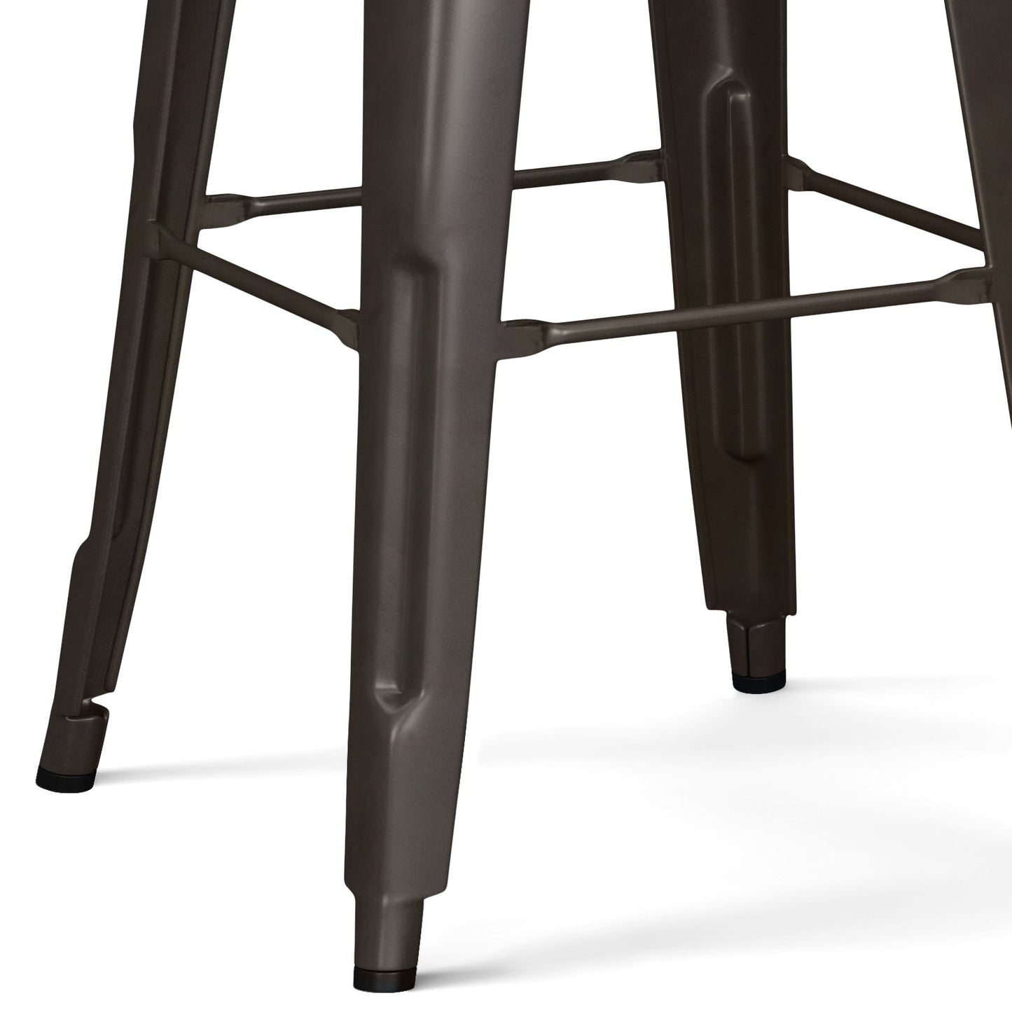 Rayne - Metal Bar Stool (Set of 2) - Gun Metal Gray