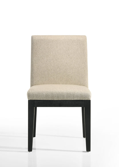 Jasper - Contemporary Fabric Dining Chair (Set of 2) - Beige