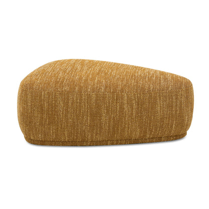 Pebble - Rounded Triangle Cocktail Ottoman - Mustard Yellow