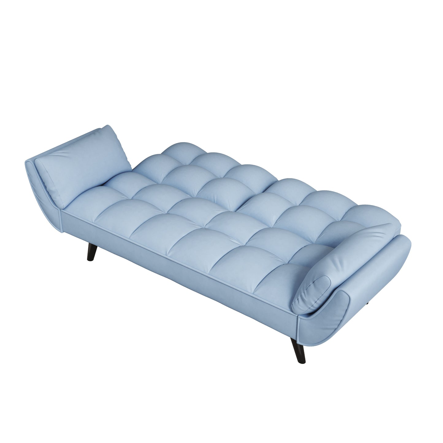 Sofa Soft Two Armrests Throw Pillow Pillow Comfortable Fit Apartment Bedroom Small Space - Antique Navy Blue