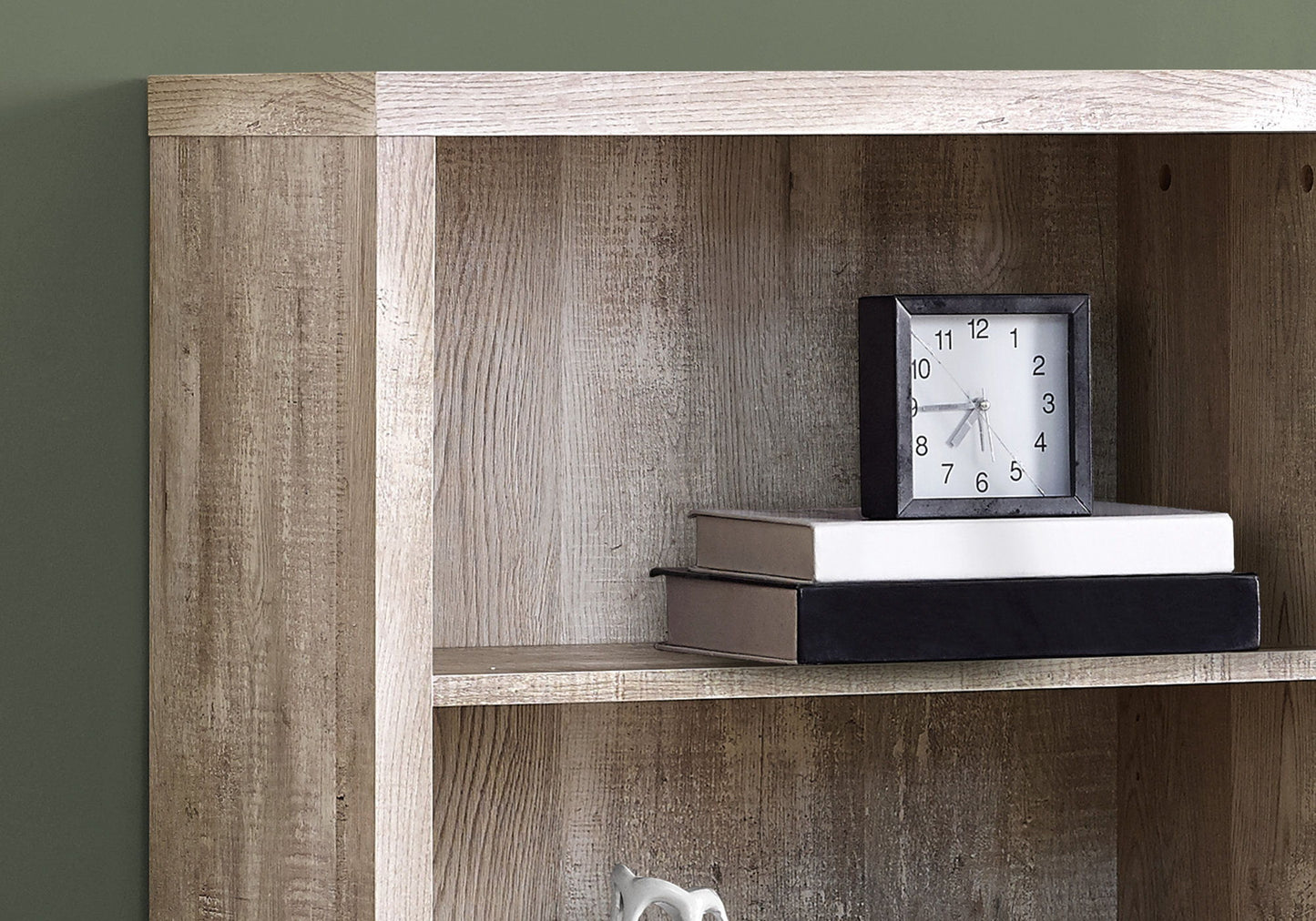 Bookshelf, Bookcase, Etagere, 5 Tier, For Office, Contemporary, Elegant Design - Taupe