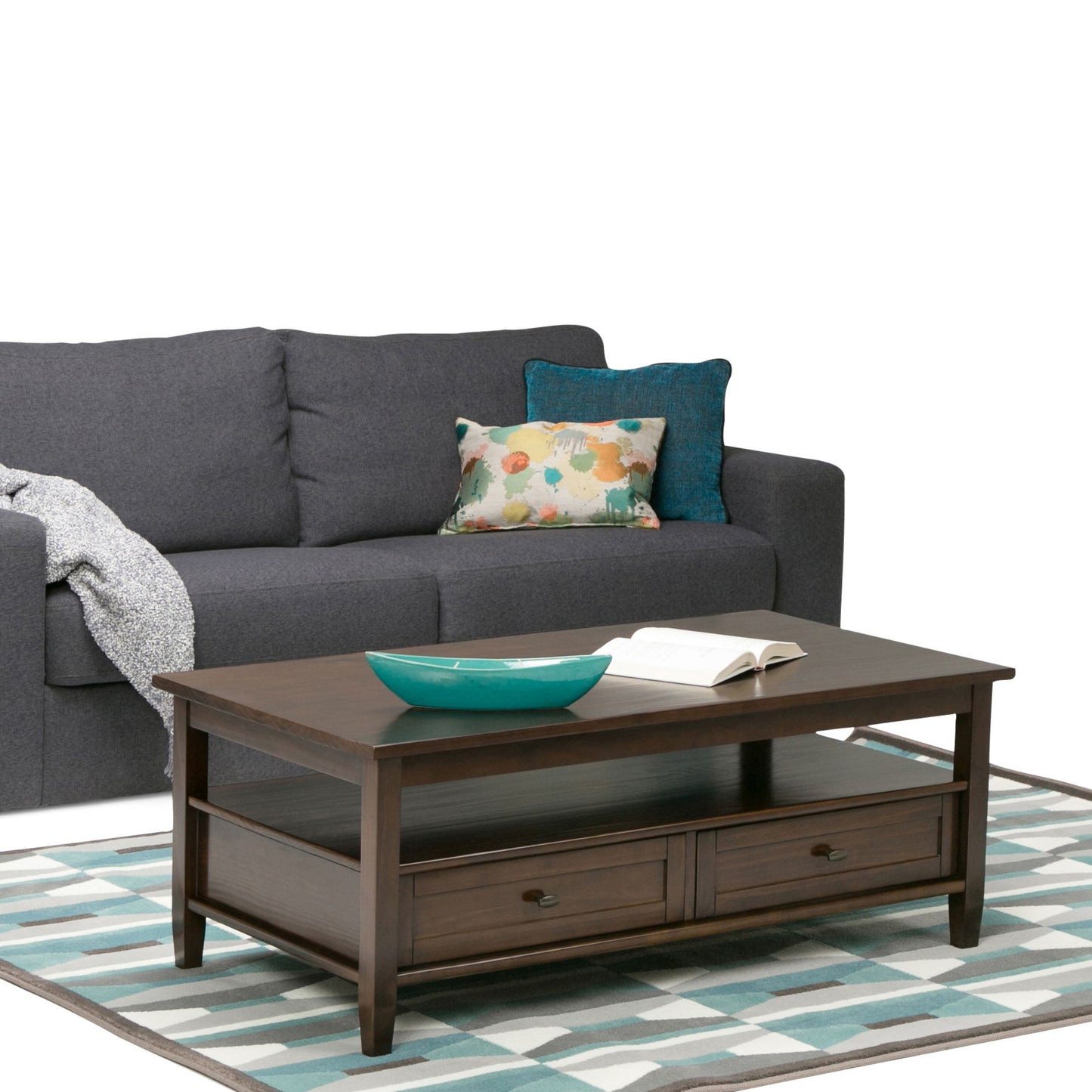 Warm Shaker - Coffee Table - Tobacco Brown