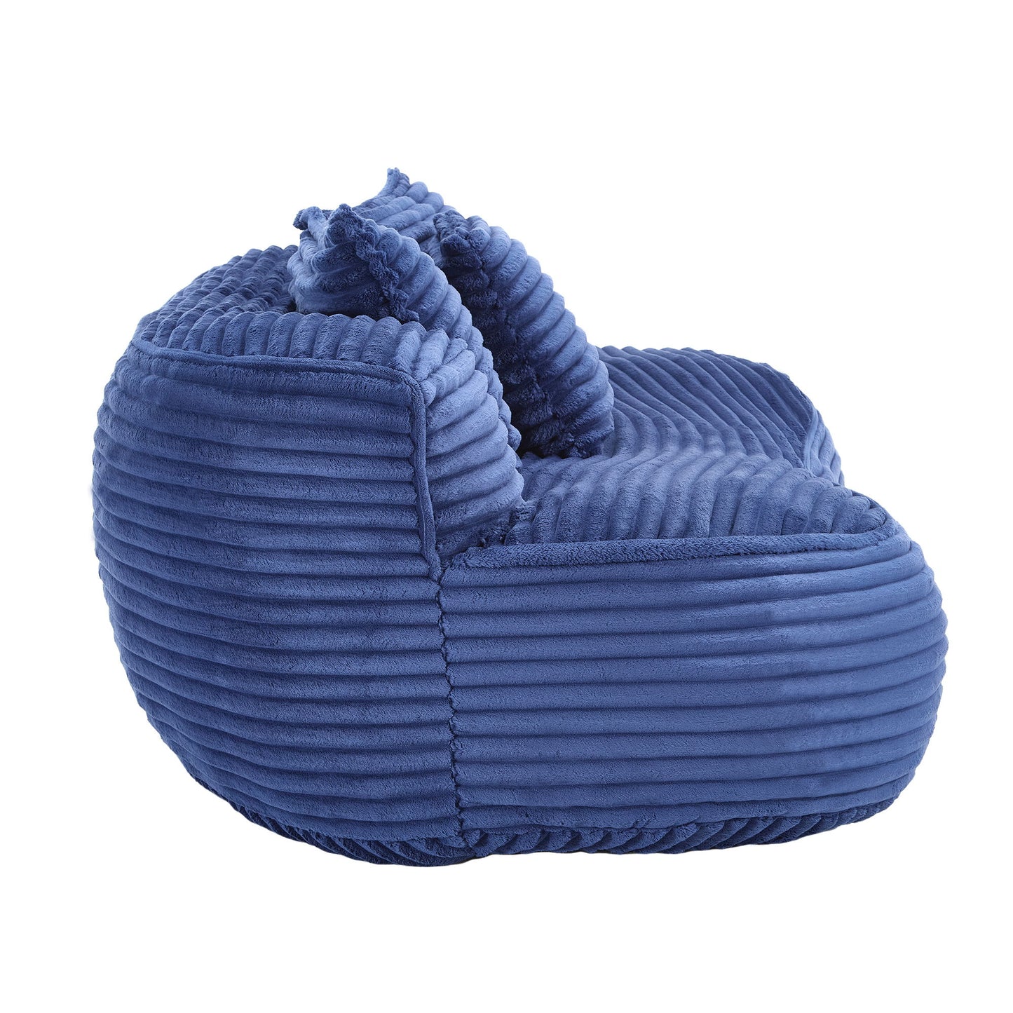 Bean Bag Sofa Lazy Sofa Durable Comfort Lounger High Back Chair For Adults And Kids, Indoor & Outdoor - Navy