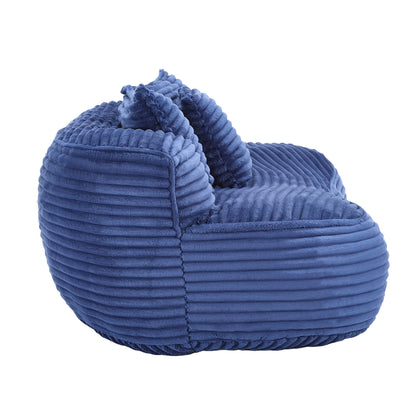 Bean Bag Sofa Lazy Sofa Durable Comfort Lounger High Back Chair For Adults And Kids, Indoor & Outdoor - Navy