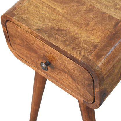 Avora - Mini Nightstand With 1 Drawer - Brown