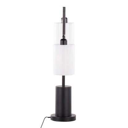 Cannes - Contemporary Table Lamp - Black / White