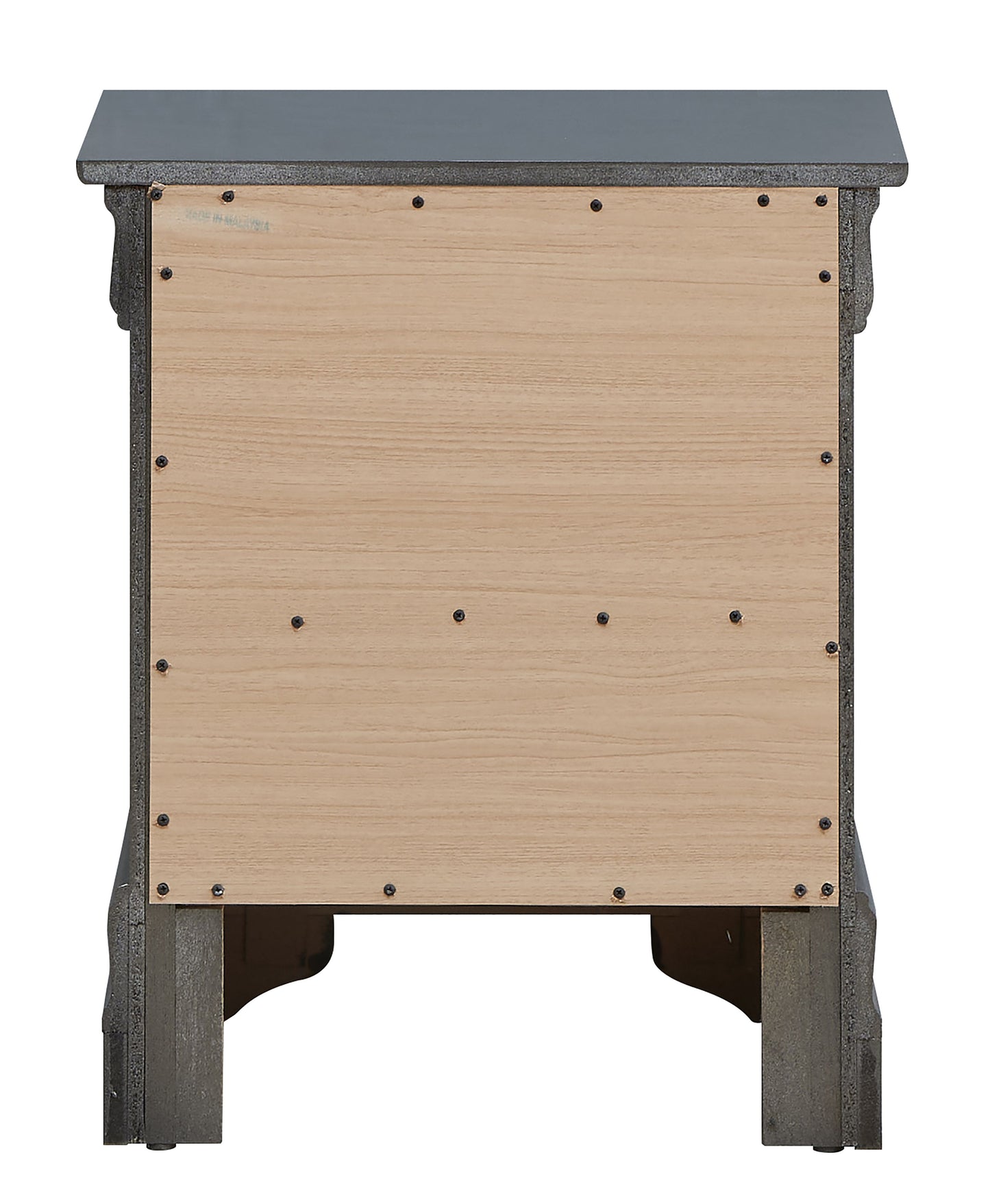 Lorana - Nightstand - Metalic Black