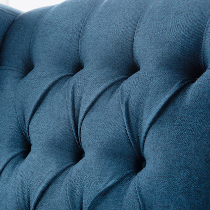 Manual Wing Chair Recliner - Blue