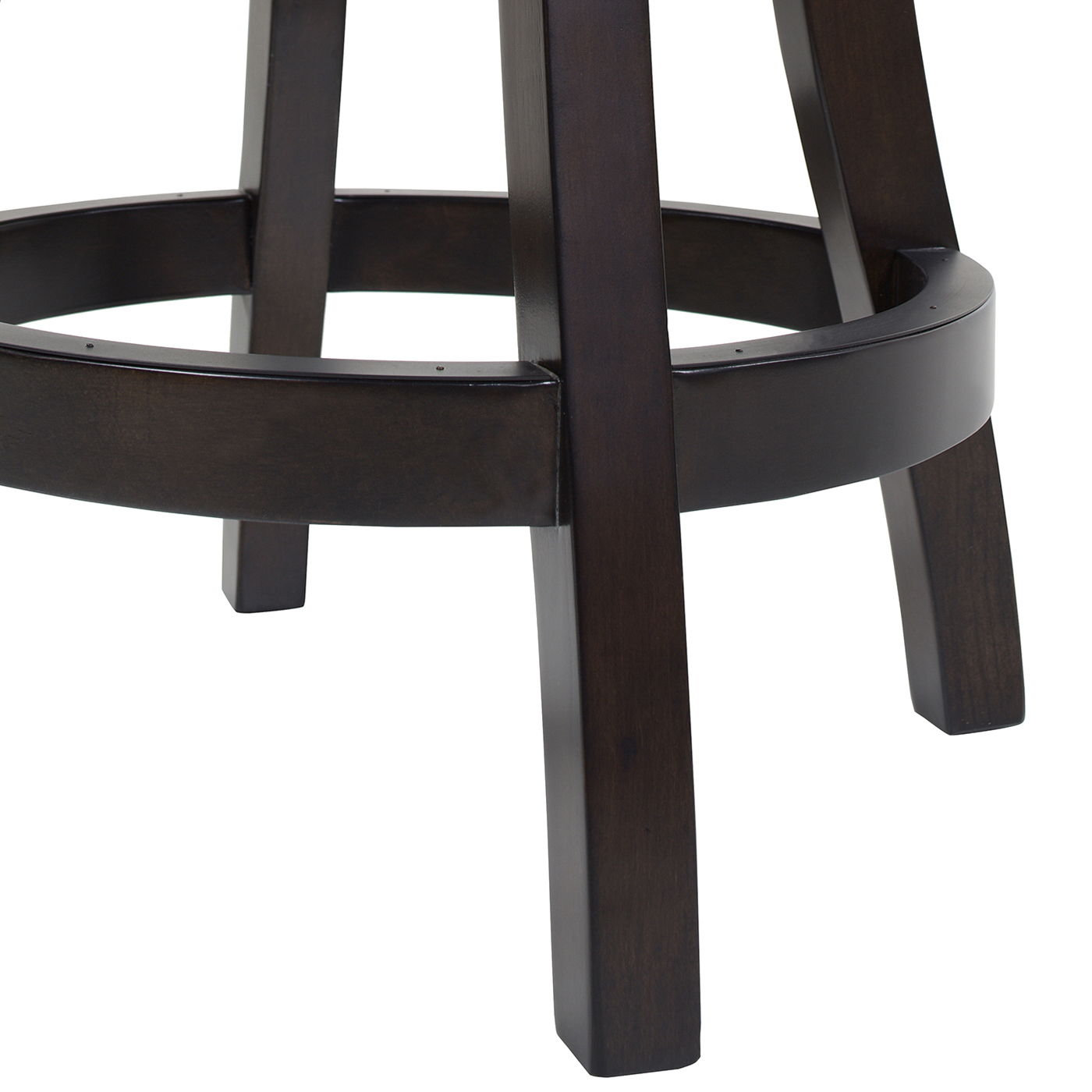 Williams - Swivel Counter Height Bar Stool - Vintage Black Brown
