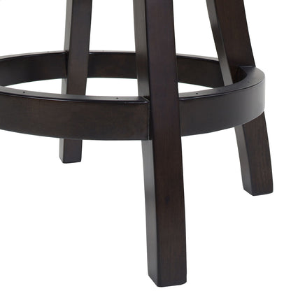 Williams - Swivel Counter Height Bar Stool - Vintage Black Brown