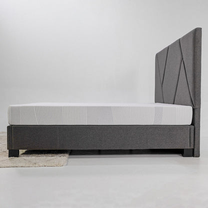 Regen - 8" King Size Cooling Copper Infused Memory Foam Mattress - White