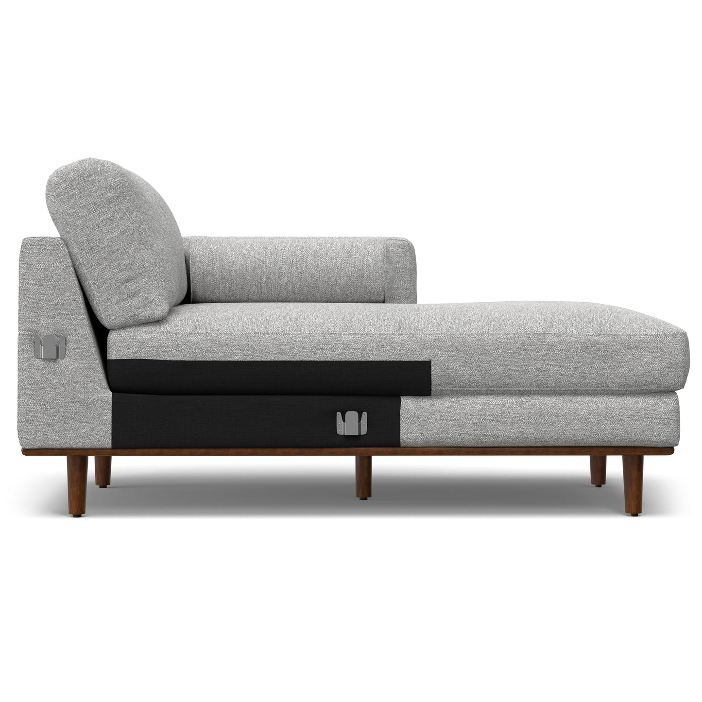 Morrison - Right Sectional Sofa - Mist Gray