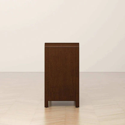 Lionel - Mid-Century Modern Solid Wood 6 Drawer Dresser - Brown