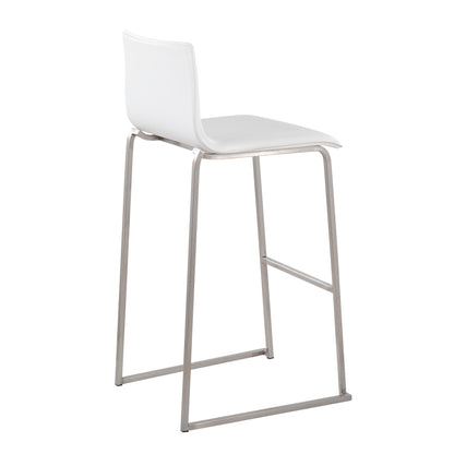 Mara - Contemporary Barstool (Set of 2) - White