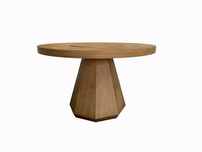Round Dining Table - Latte