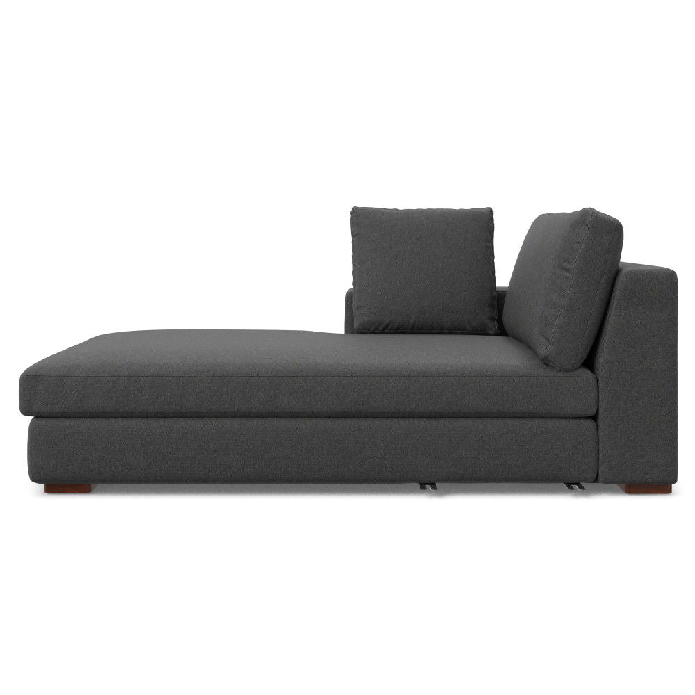 Charlie - Deep Seater Left Sectional Sofa - Gray