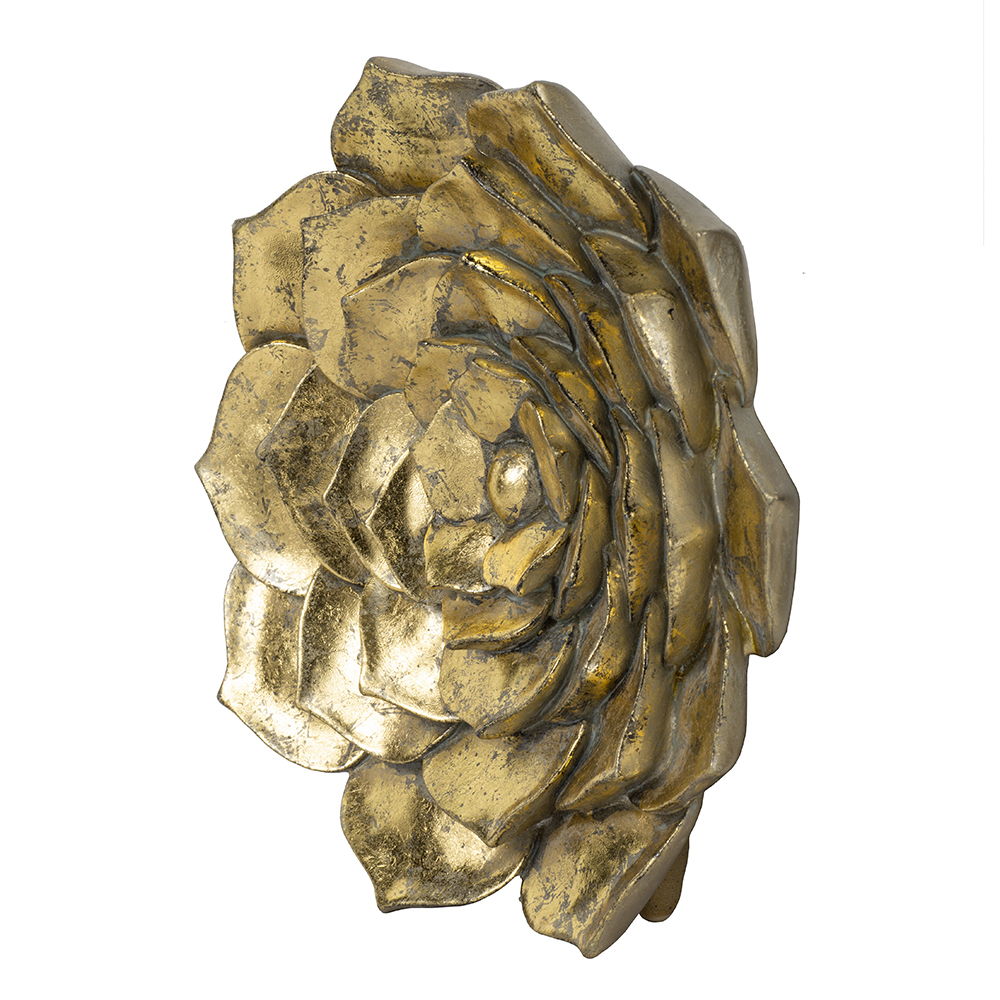 Succulent Wall Plaque (Set of 2) - Gold