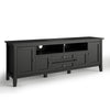 Warm Shaker - TV Media Stand - Black