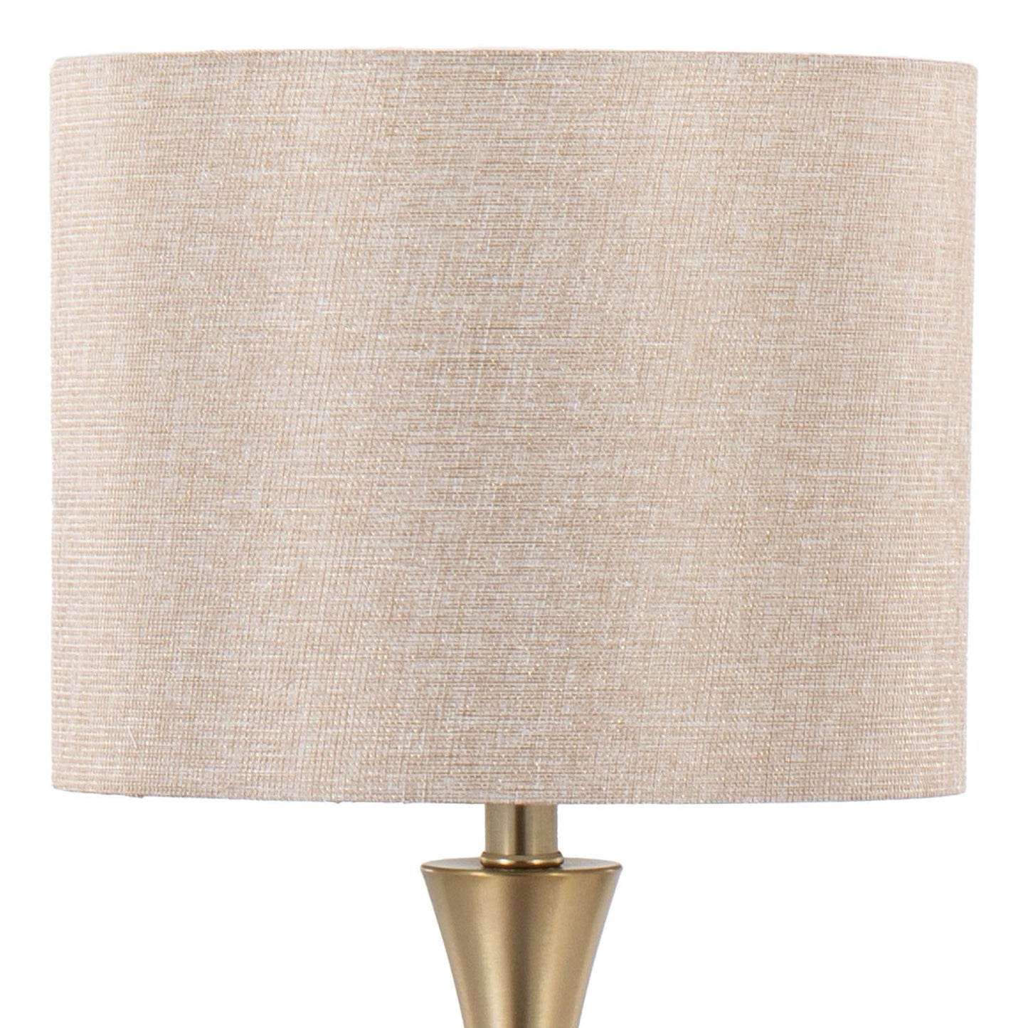 Lenuxe - Contemporary Table Lamp (Set of 2) - Golden Metallic