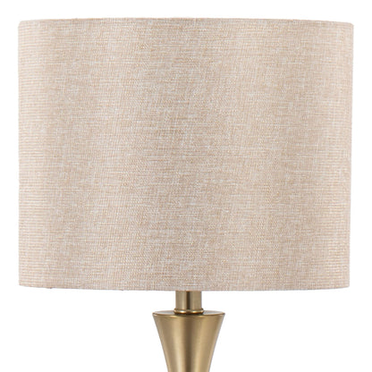 Lenuxe - Contemporary Table Lamp (Set of 2) - Golden Metallic