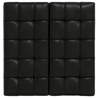 Laura - Lift Top Storage Ottoman - Black
