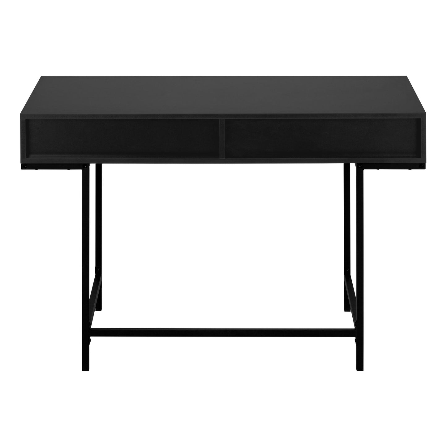 Computer Desk For Home Office, Laptop, Storage Drawers, Modern - Black