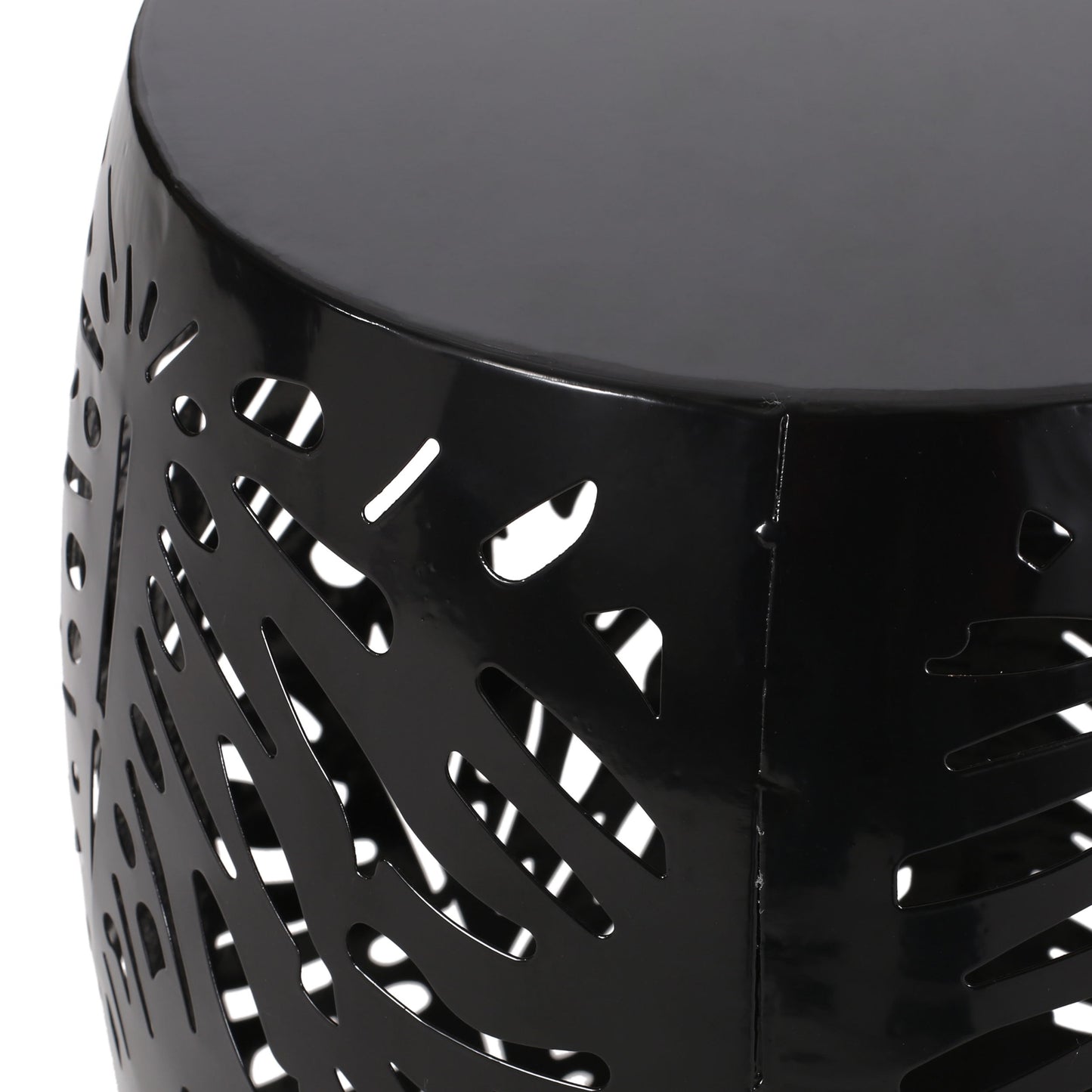 Metal, End Table Large - Black