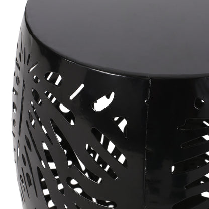 Metal, End Table Large - Black