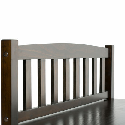 Burlington - Entryway Storage Bench With Drawers - Mahogany Brown