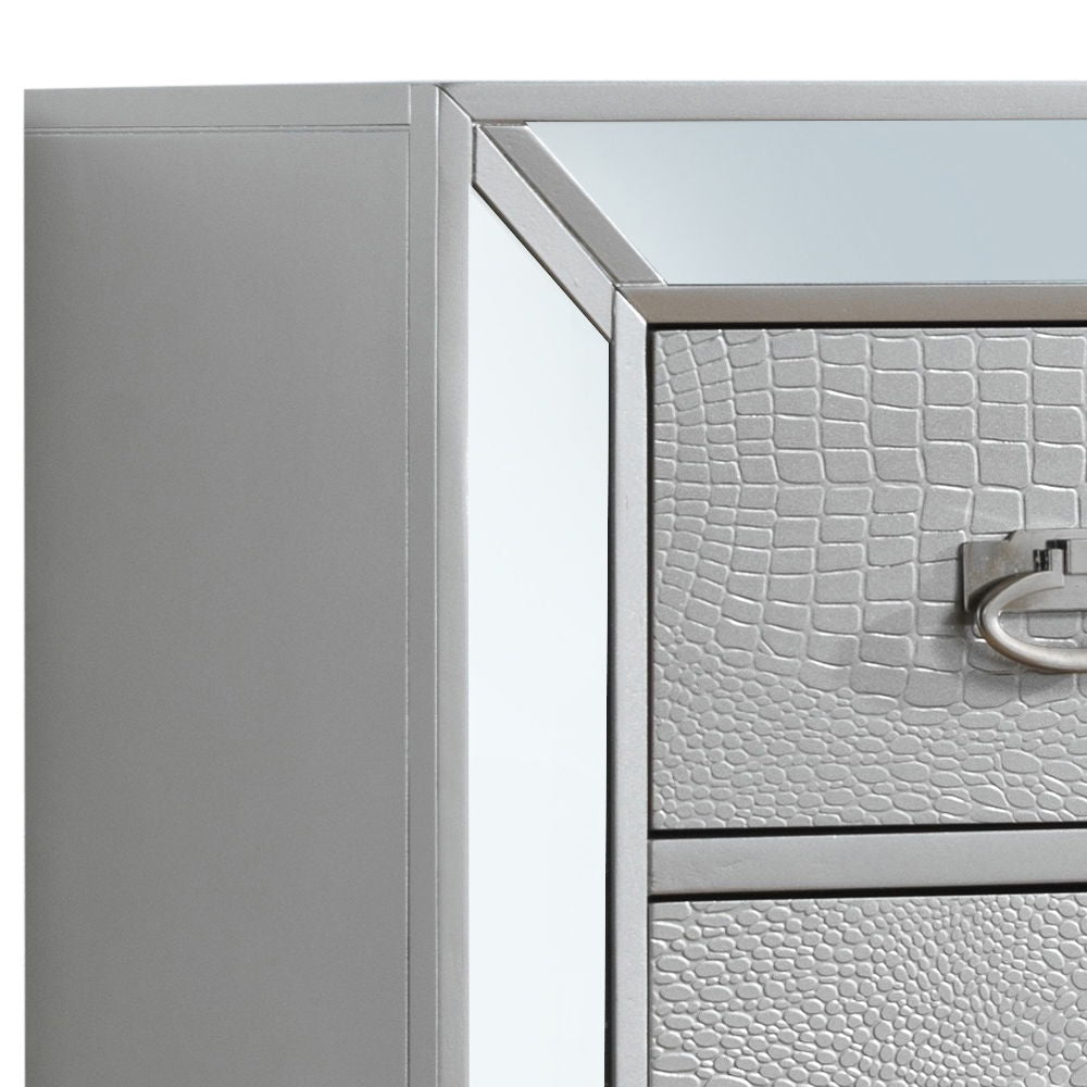 Elegant Contemporary Storage Chest - Champagne
