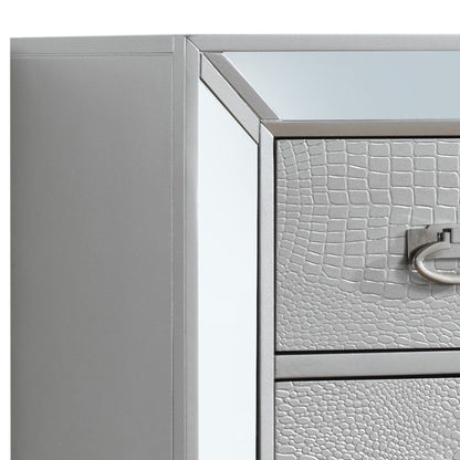 Elegant Contemporary Storage Chest - Champagne