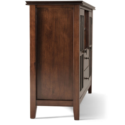 Artisan - Tall TV Media Stand - Russet Brown
