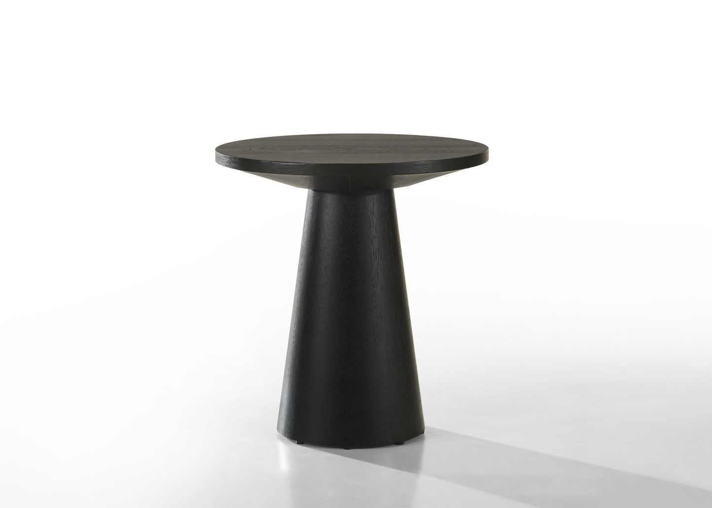 Jasper - Round Console Table - Ebony Black