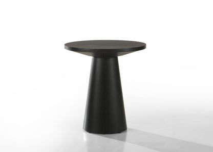Jasper - Round Console Table - Ebony Black