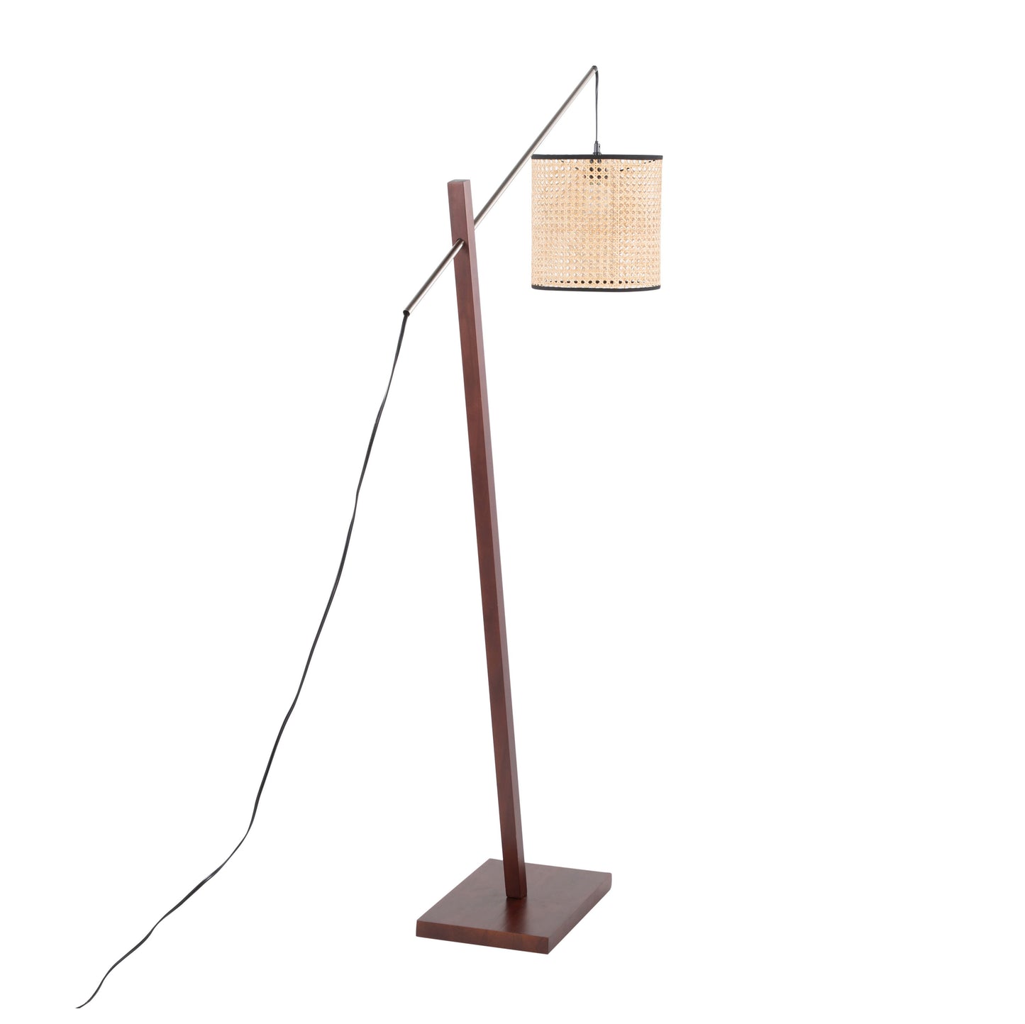 Arturo - Contemporary Floor Lamp - Walnut