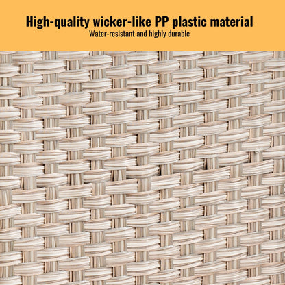Laundry Hamper With Lid PE Rattan Powder Coating Frame Clothes Hampers With 2 Removable Bags, 100L - Gray