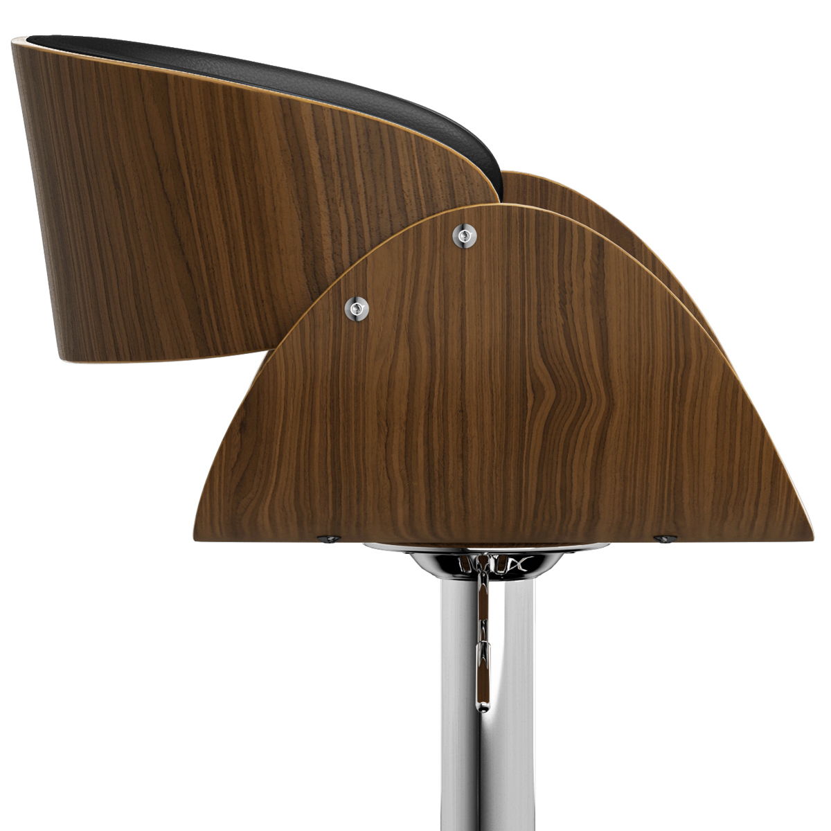Amery - Adjustable Swivel Bar Stool - Black