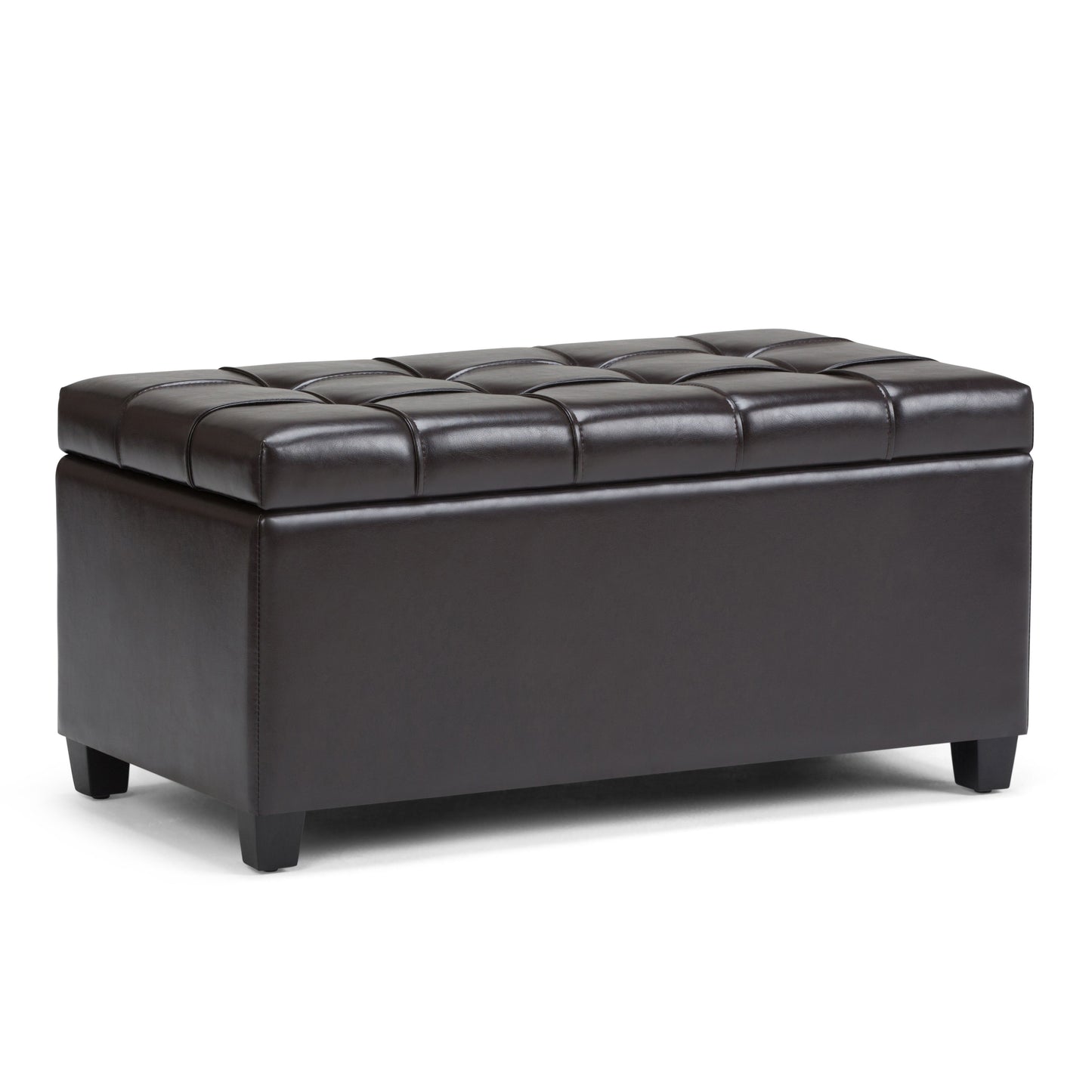 Sienna - Storage Ottoman Bench - Tanners Brown
