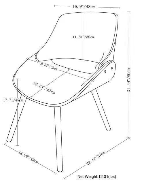 Malden - Bentwood Dining Chair With Wood Back - Natural