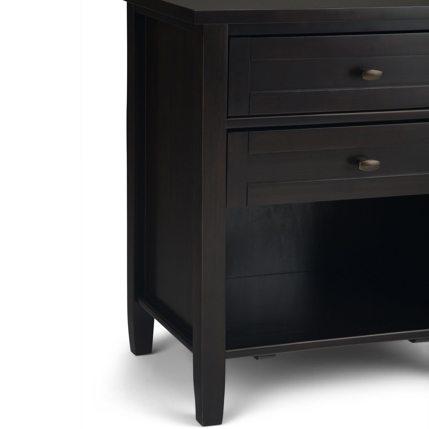 Warm Shaker - Bedside Table - Hickory Brown