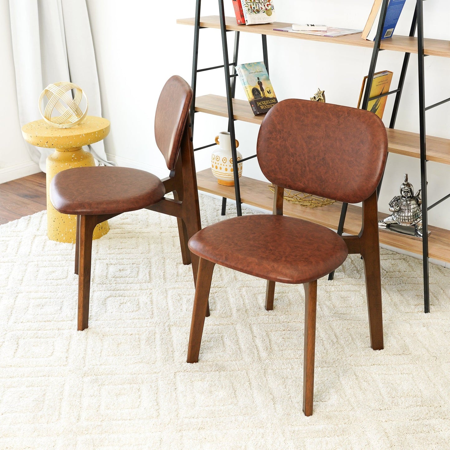 Kelsey - Dining Chair (Set of 2) - Brown / Natural