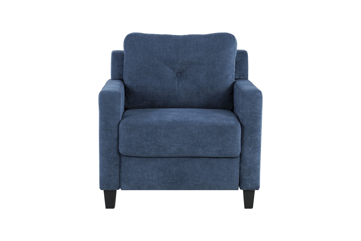 Horatio - Chenille Chair - Navy