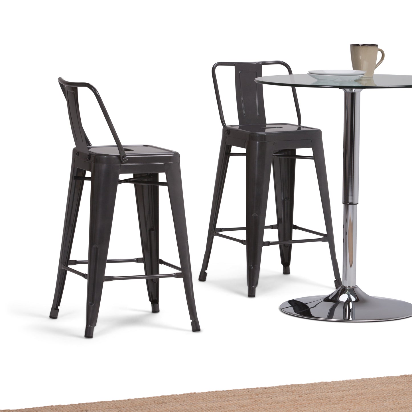 Rayne - Counter Height Stool (Set of 2) - Gray